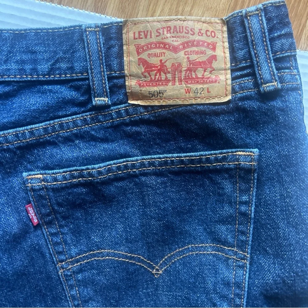 Levi’s 505 Men’s Jean Short Size 42 - Picture 2 of 6
